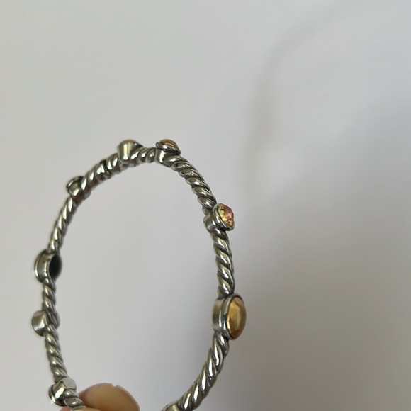 Brighton Monte Carlo Bangle Bracelet Silver/Gold NWT - Picture 13 of 14